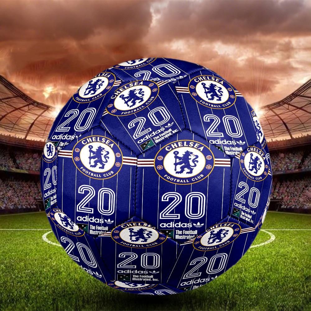 football club.C Print Size 5 Soccer Ball, Standard Match Football for Sports Game and Team Practice, Ideal Gift for Soccer Fans