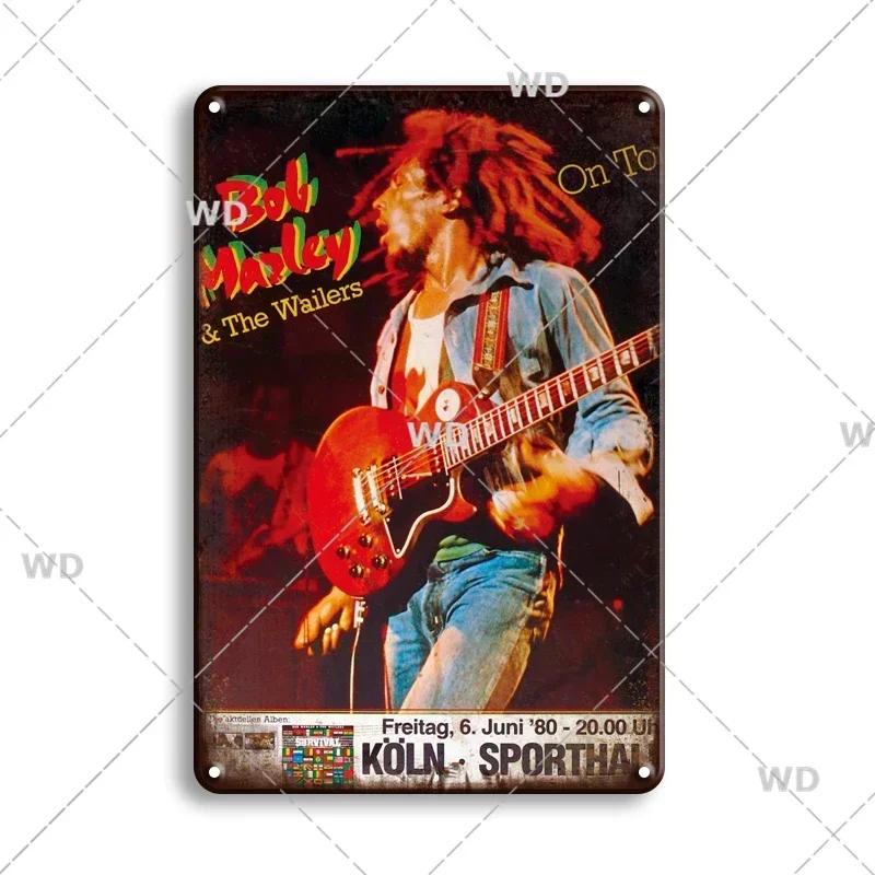 Ретро Винтажный Металлический Жестяной Знак Рок-н-Ролл Группы - The Doors ZZTOP Queen Музыкальный Постер, Настенный Декор Табличка