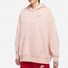 Nike Женский пуловер с капюшоном и вышитым логотипом, топы Оксфорд-розовый DM6202-601
