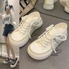 Women's Ulzzang Canvas Skate Sneakers - 2025 Spring/Autumn, Versatile Niche Design, Star-Style Flats
