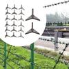 20 Штук Шипы-Триггеры Наземные Против Птиц Безопасность Автомобиля Транспортного Средства Колышек-Пагода Треугольный для