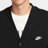 Nike Кардиган Club Fairway Модная Универсальная Куртка с Длинным Рукавом Мужская Куртка Черная FZ9114-010