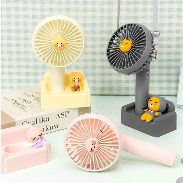 Kakao Friends Портативный вентилятор для расслабляющего дивана, SZNS18650-2600, РАЙАН, лучший персонаж Кореи