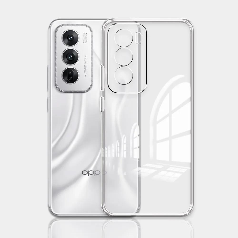 For Oppo Reno12 Pro CPH2629 Case Clear Silicone Soft TPU Phone Case For Oppo Reno12 CPH2625 Funda Protect Shockproof Cover Coque