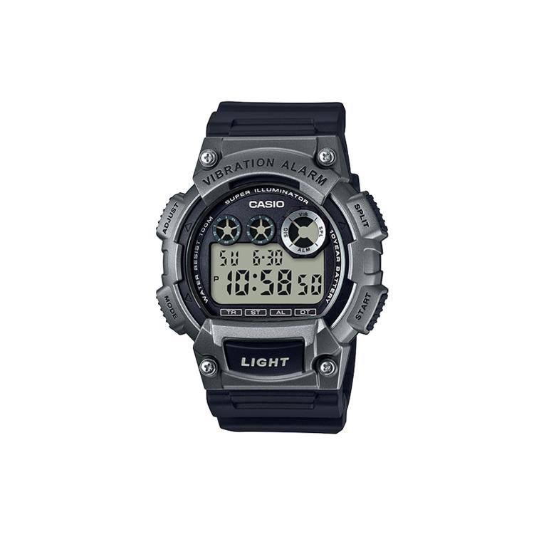 Casio Мужские ЧАСЫ для МОЛОДЕЖИ Черные W-735H-1A3 W-735H-1A3