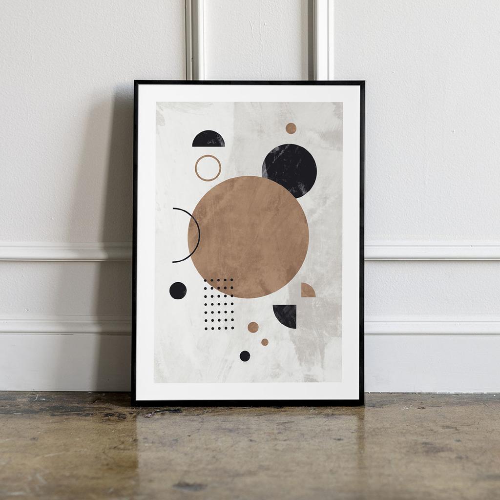 Plakat geometria minimalizm