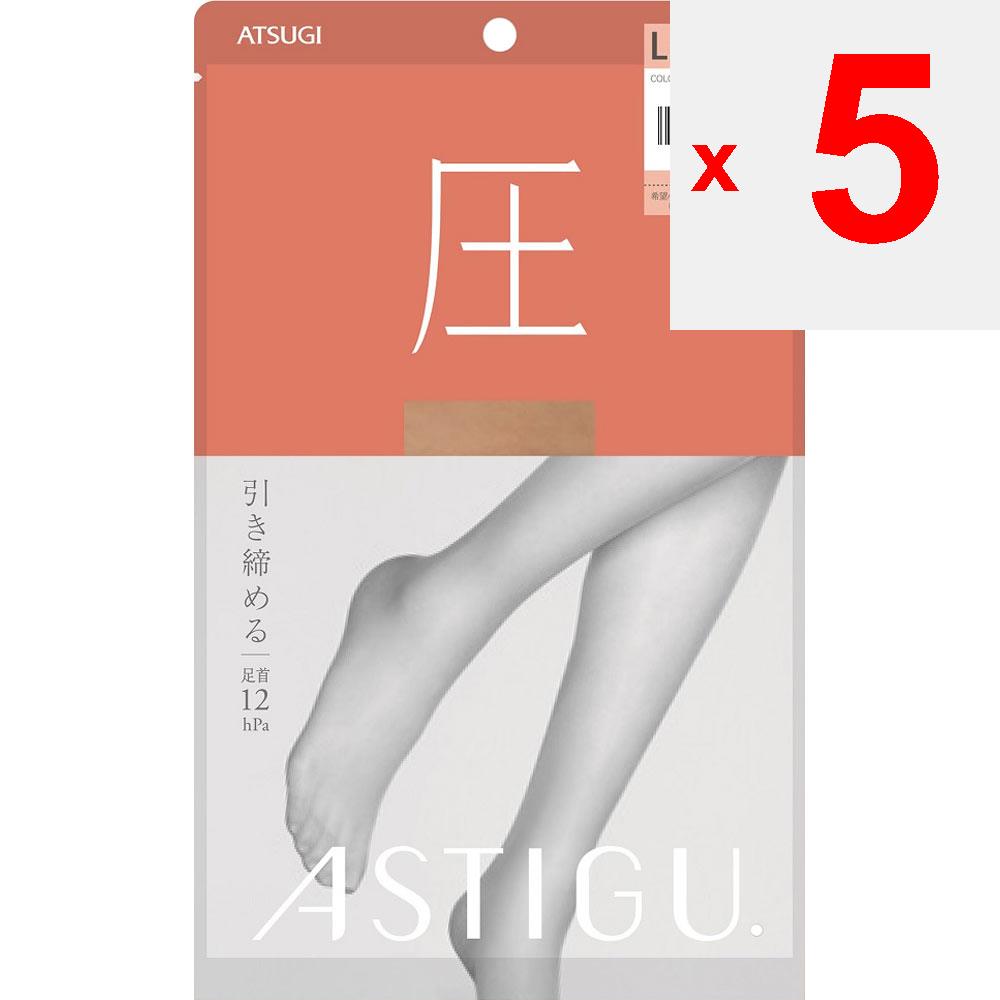 ATSUGI Astig [Pressure] Nudie Beige LLL Stockings Plain Stockings Stockings Material] Nylon, Polyurethane Stockings Plain Stockings