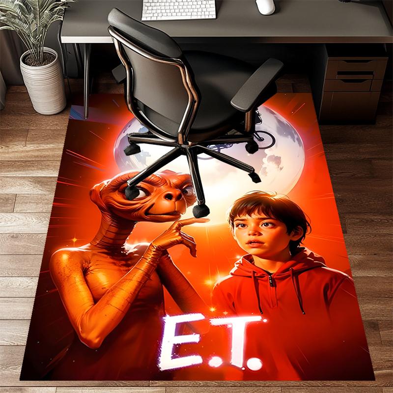 1pc E-ET2 Design Printed Area Rug Carpet for Bedroom Living Room Home Decor Rugs Mat Non Slip Mat Rug for Bedside