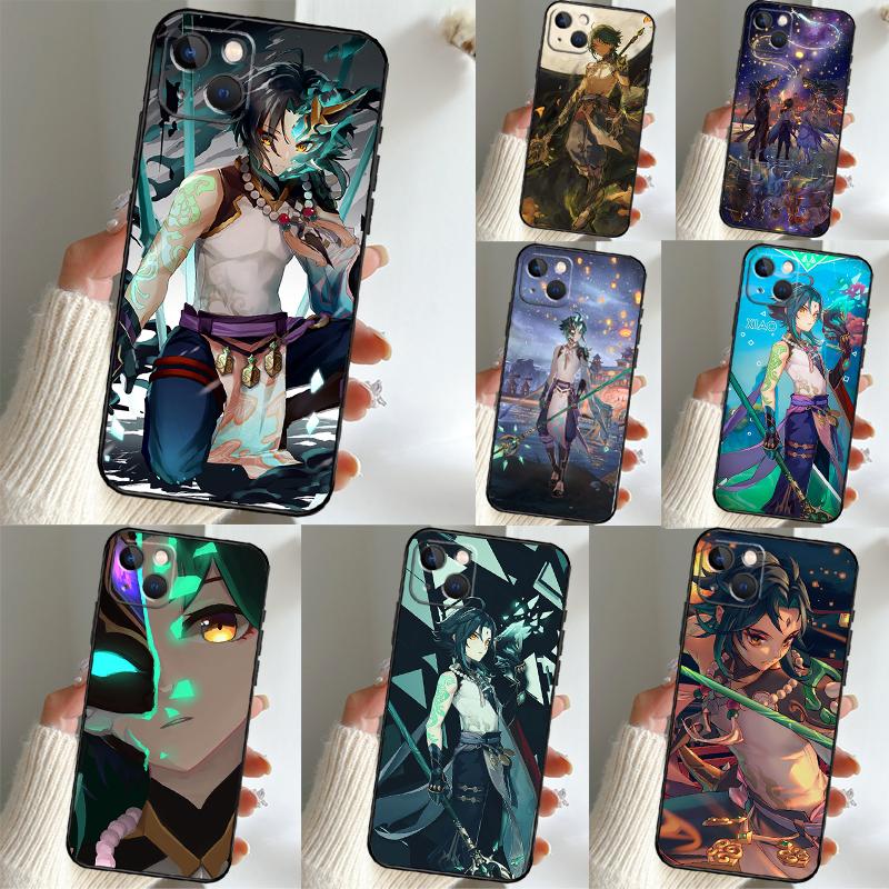 Чехол Genshin Impact Сяо для Samsung Galaxy M06 M31 M11 M13 M53 M12 M32 M52 M35 M55 M15 M14 M34 M54 M16 M36 M56
