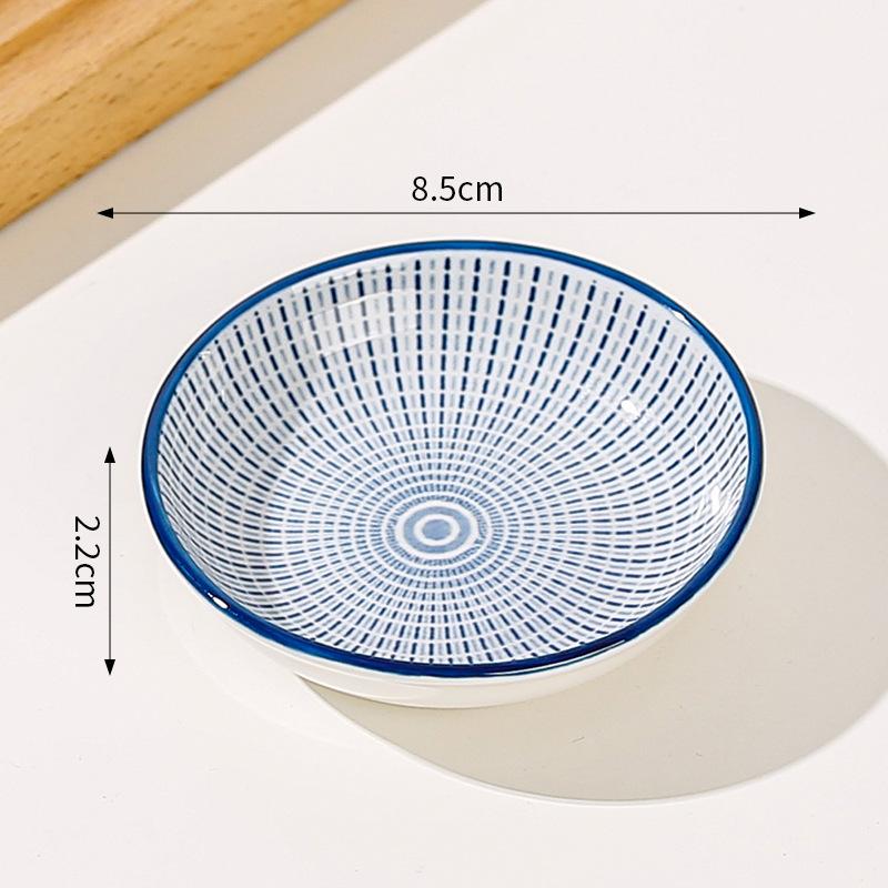 Японские мини-керамические тарелки для барбекю, соусов для макания, сашими, суши, соевого соуса, домашние настольные тарелки для закусок, фруктов, десертов