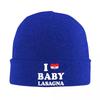 New Croatia Flag Love Baby Lasagna Knitted Hats Quality Fashion Anime Unisex Women Headwear Knitted Caps