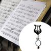 Trumpet Marching Lyre Sheet Music Clip Compact Instrument Stand for