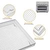Baking Tray with Safe Handle and Air Fryers Basket Stainless Steel Texture for Secure Handling in Air Fryers Ovens Grills