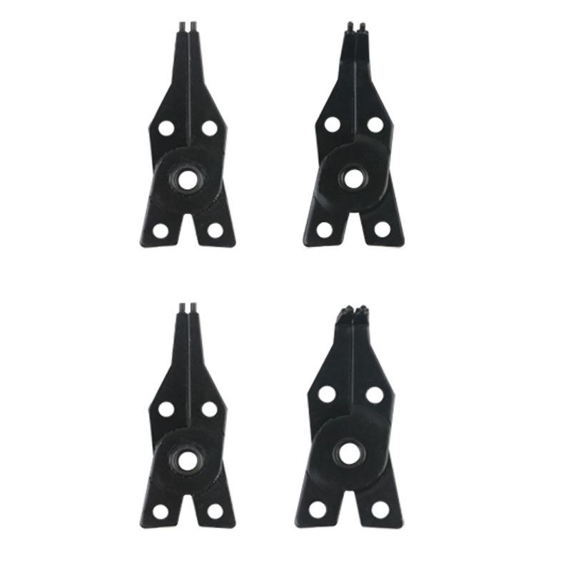 4-In-1 Circlip Pliers Set Snap Ring Pliers Multi Crimp Removable Plier Head Retaining Circlip Pliers Hand Tools Multifunctional