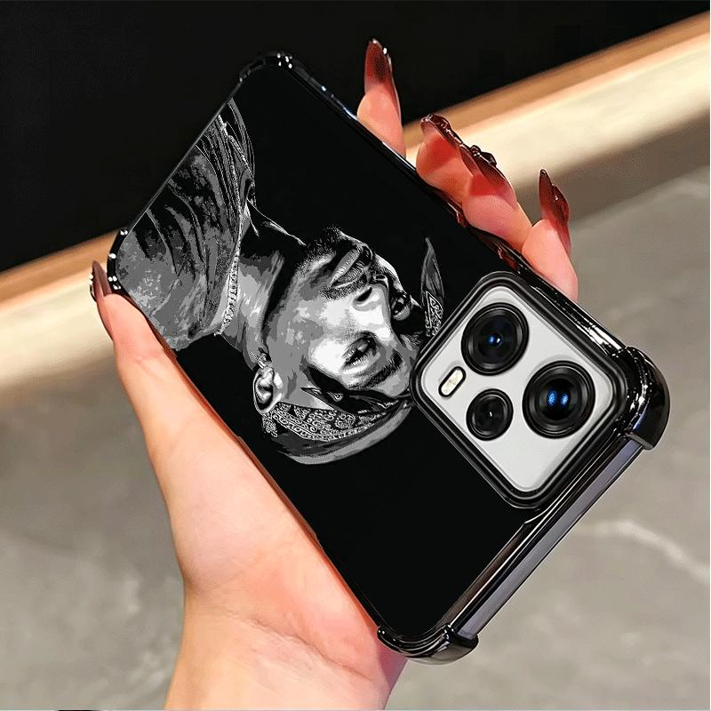 Рэпер 2pac Певец Тупак Мягкий чехол для телефона для Xiaomi Poco X7 X8 Pro Max X6 X5 X3 F8 Ultra F7 M8 M7 M5S Redmi 15C 15A 15 14C 13C 1