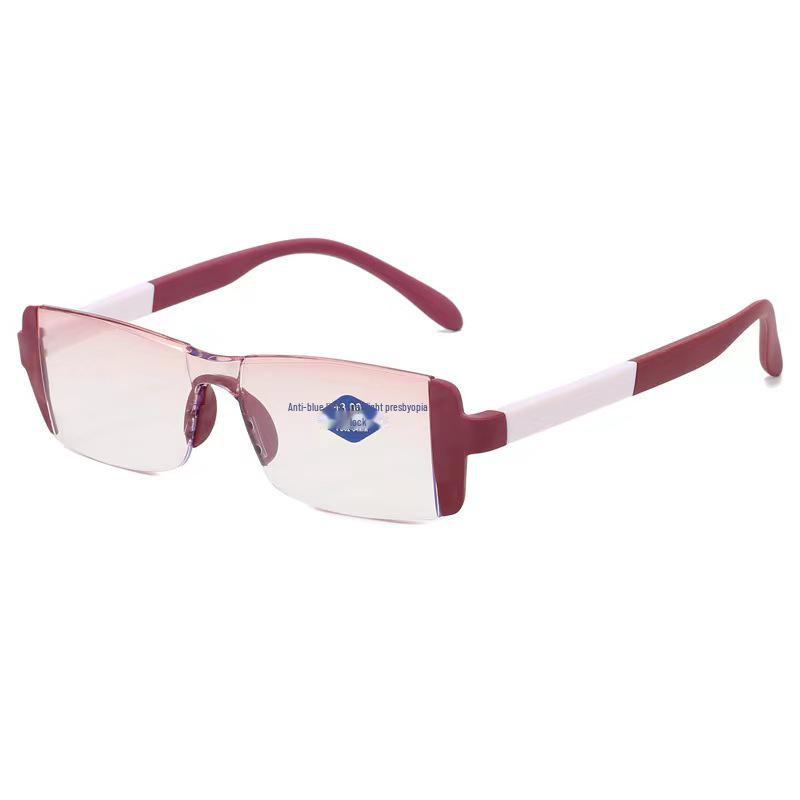 Очки двойного назначения с защитой от синего света для чтения на всех расстояниях, идеально подходят для людей среднего и пожилого возраста, популярные линзы высокой четкости.