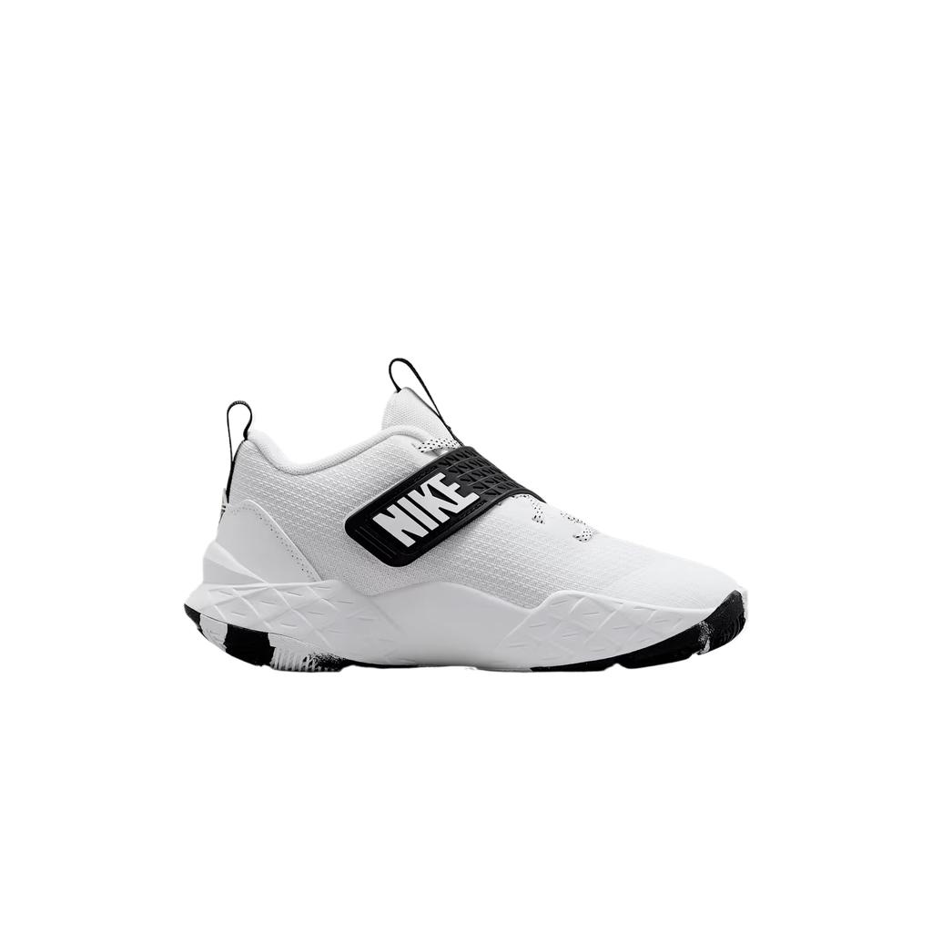 Nike Team Hustle D 12 White Black (GS)