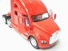 Kinsmart Грузовик с контейнерным полуприцепом Kenworth T700, масштаб 1/68, литая модель, с инерционным механизмом, литая модель автомобиля (красный)