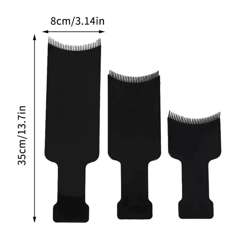 Professional Coloring Board Highlight Plate with Hair Dyeing Brush Comb For Salon Barber Use Hair Hairdresser Tool