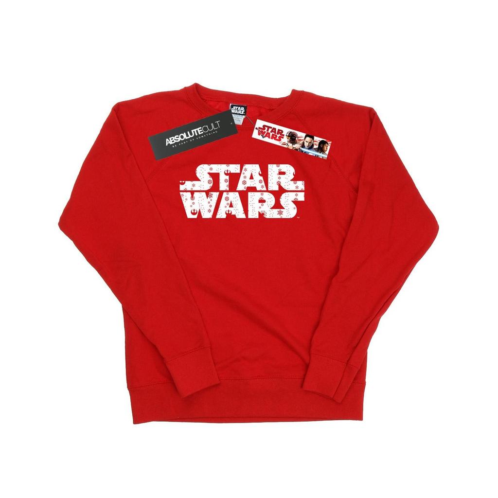 STAR WARS Женская/женская толстовка с рождественским логотипом