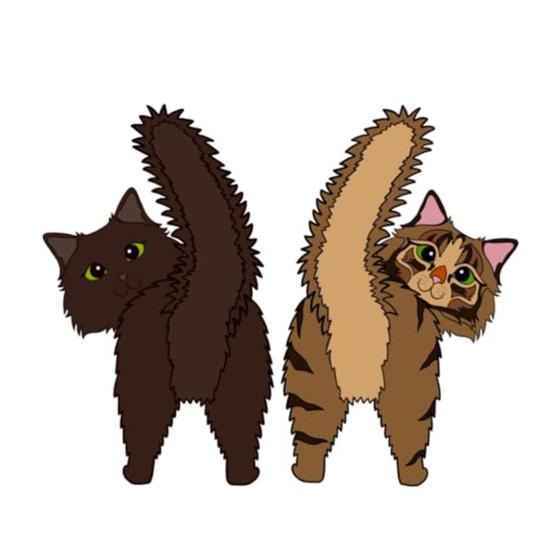 2 шт. милый держатель для ключей, клейкие крючки, прочные, выдерживающие нагрузку, простая установка, забавный кошачий хвост