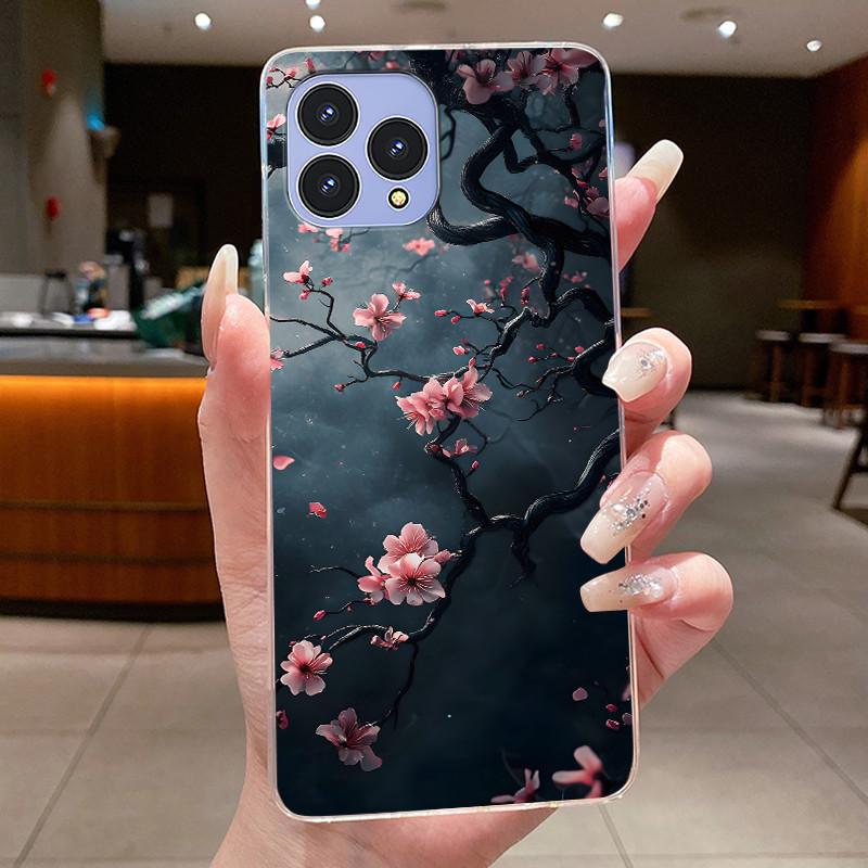 Чехол для телефона Cubot P80 Coque Бабочка Бант Защитный корпус CubotP80 Чехол Capa Прозрачный Мягкий Силикон TPU Покрытие Funda