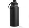 Insulated Water Bottle, 1000ml 32 Oz Stainless Steel Double Wall Vacuum Wide Mouth Sport Bottle with Leakproof Spout Lid