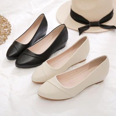 Туфли-лодочки Новые кожаные туфли Бин Плоская подошва Противоскользящие Женские удобные туфли