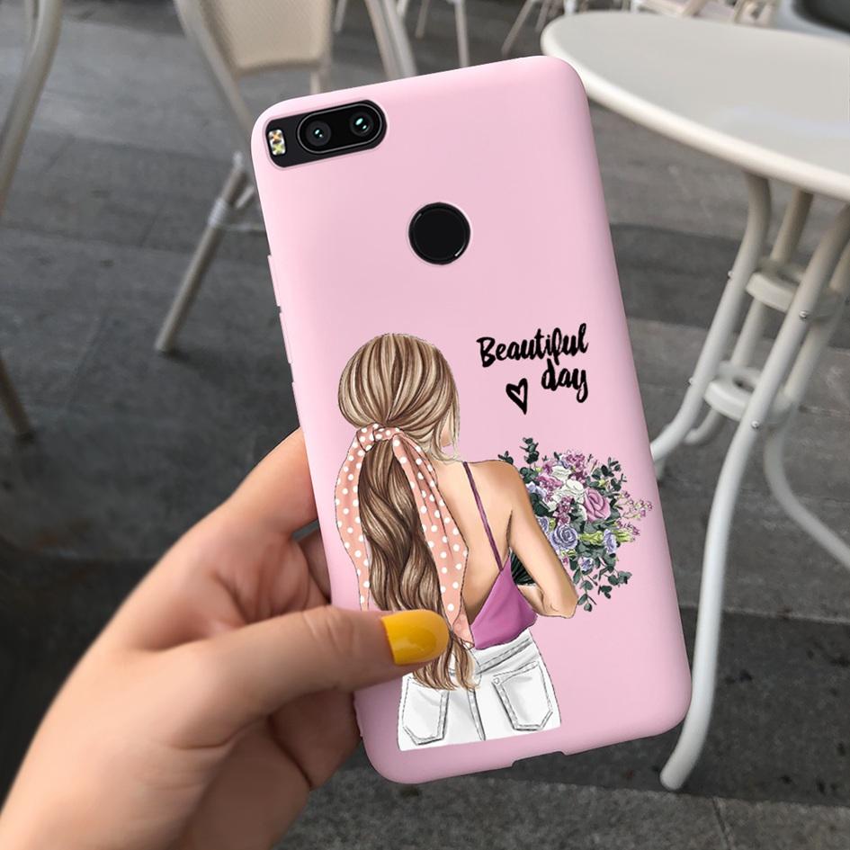 For Xiaomi Mi A1 5X Case New Butterfly Sunflower Patterns Soft Protector Bumper Cover For Xiomi Mi A1 MiA1 Mi5X Phone Cases 5.5"
