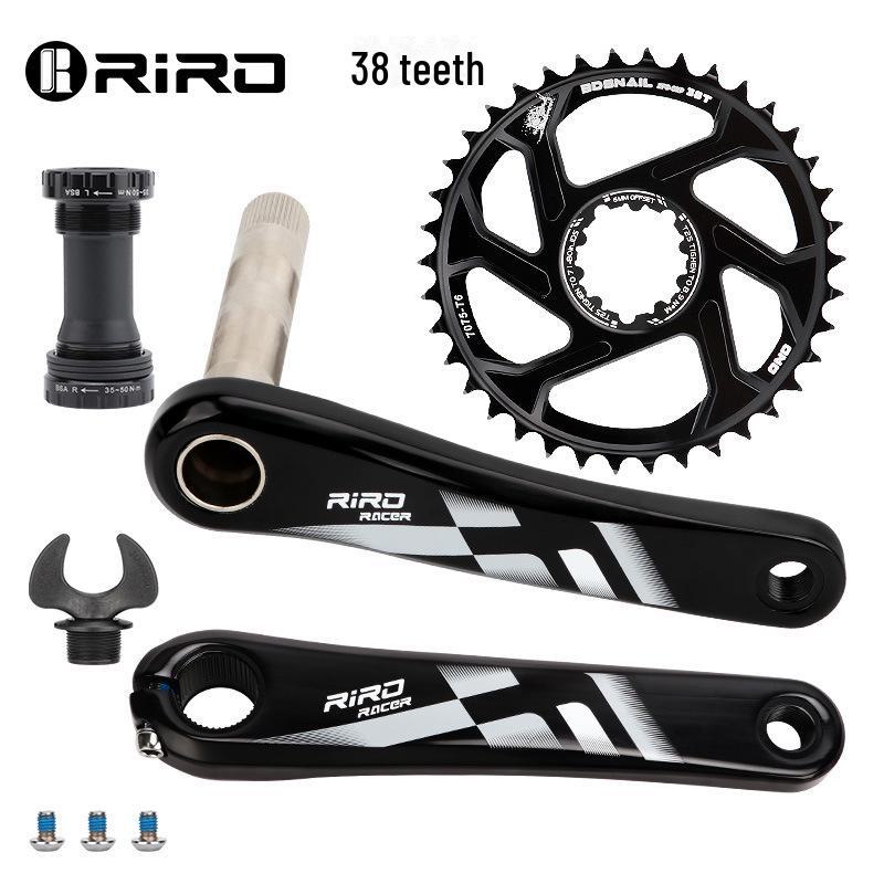 Звезда RIRO Cross-border GXP для горного велосипеда: Алюминиевый сплав, полая интегрированная рукоятка