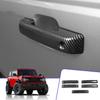5 шт. Накладка на внешнюю ручку двери автомобиля, подходит для Ford Bronco 2024, декоративная накладка на ручку двери из углеродного волокна, автомобильные аксессуары