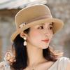 Straw Hat New Sunshade Summer Fashion Curling Top Hat Bucket Hat Travel Sun Protection Sun Hat Outdoor Sun Hat Women