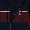 Lacoste Mens Colour Block Full Zip Hoodie
