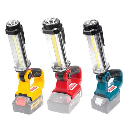 Горизонтальная лампа вниз для Milwaukee/Dewalt/Makita 18V 2000LM Светодиодная лампа для рабочего инструмента Аварийное освещение