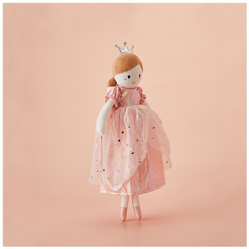 Home Decor Princess Stuffed Doll Ballet Shoes Pink Dress Doll Girl Soft Plush Toy  Kids Toy