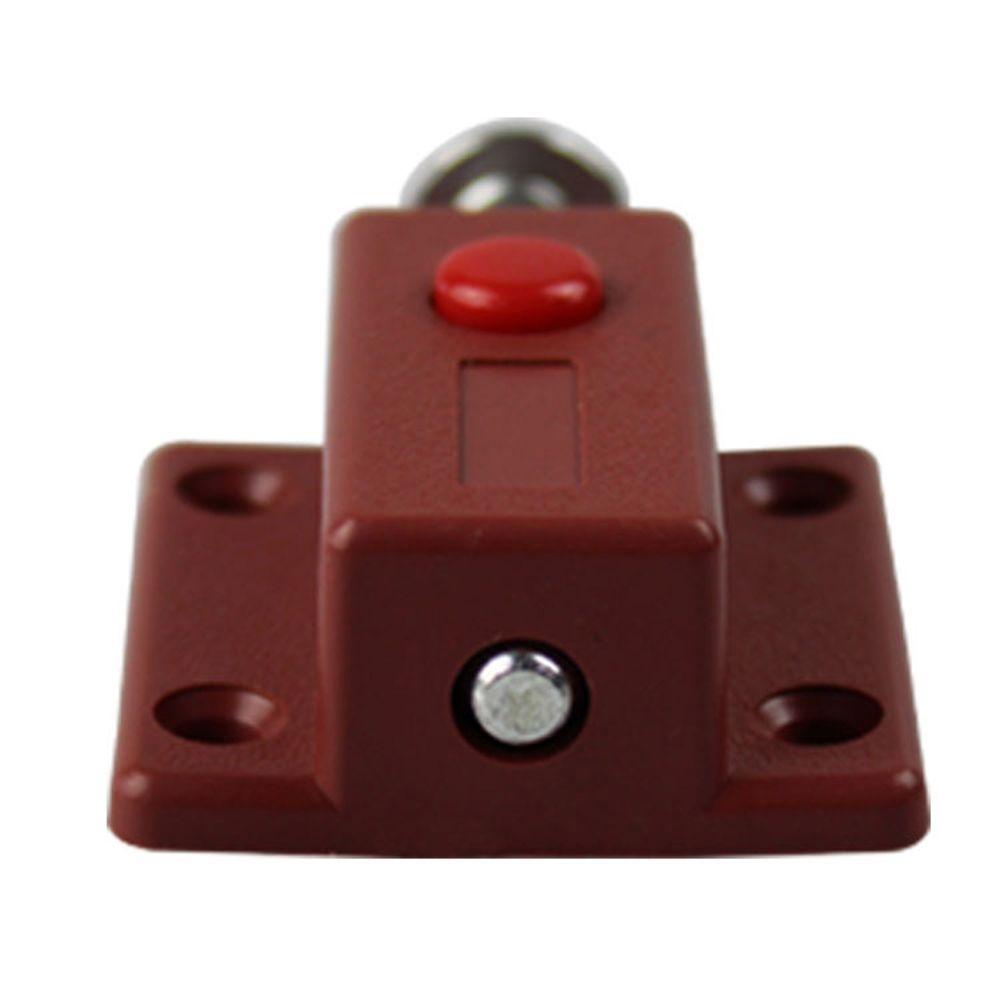 Durable Cabinet Door Hardware Lock Spring Loaded Door Bolt Push Button