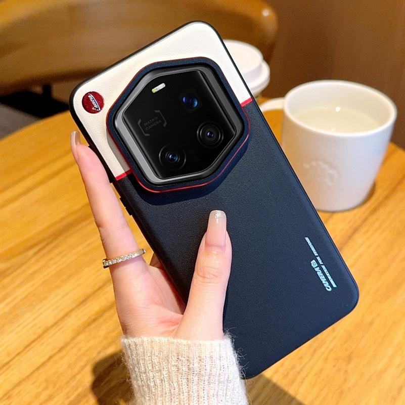 Чехол-защита для объектива из кожи с двойным пигментом, приподнятый, для Honor Magic7 RSR Porsche Design Magic 7 Pro 6 Pro