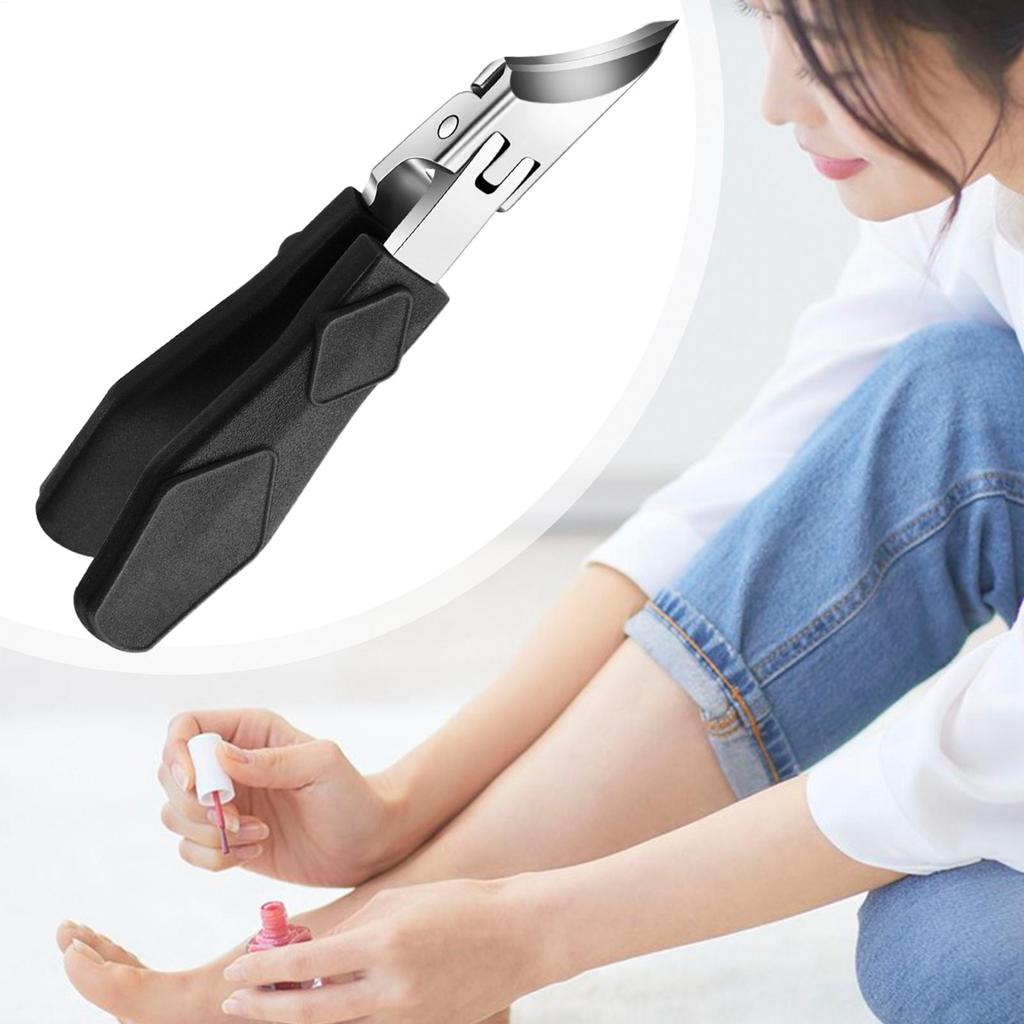 Косые кусачки для ногтей Сверхпрочные Защита от брызг Изогнутые кусачки для ногтей Инструменты для педикюра Защита от брызг Косые кусачки для ногтей Инструмент для маникюра