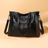 Women High Capacity PU Leather Totes Bags Casual Large Crossbody Bag Handbag