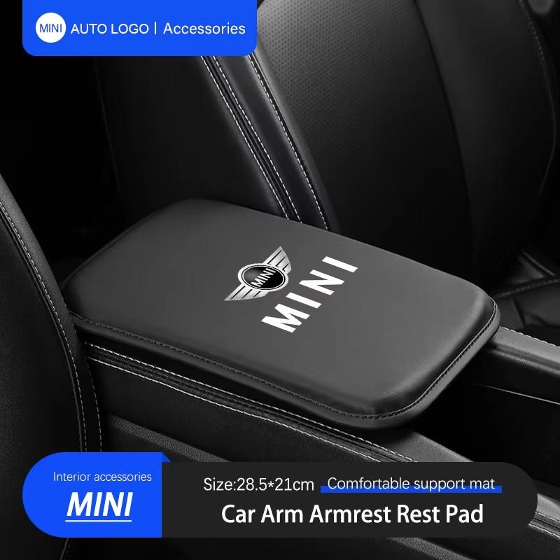HNSCH1 Car Armrest Cover Cushion Armrest Box Protective Pad For MINI Cooper R56 F56 R50 JCW Cabrio Aceman Countryman Clubman Roadster