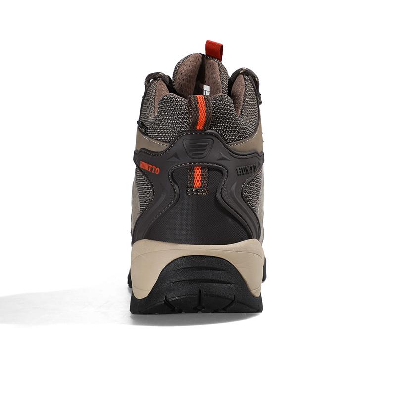 Зимние водонепроницаемые мужские ботинки на платформе, кожаные защитные рабочие мужские спортивные туфли, брендовые дизайнерские резиновые походные ботильоны на шнуровке, мужские