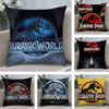 Подушка J-Мир Юрского периода Чехол Подушки Плюшевая Ткань Мягкая Наволочка Двусторонняя Печать Наволочка Подушка Домашние Подарки