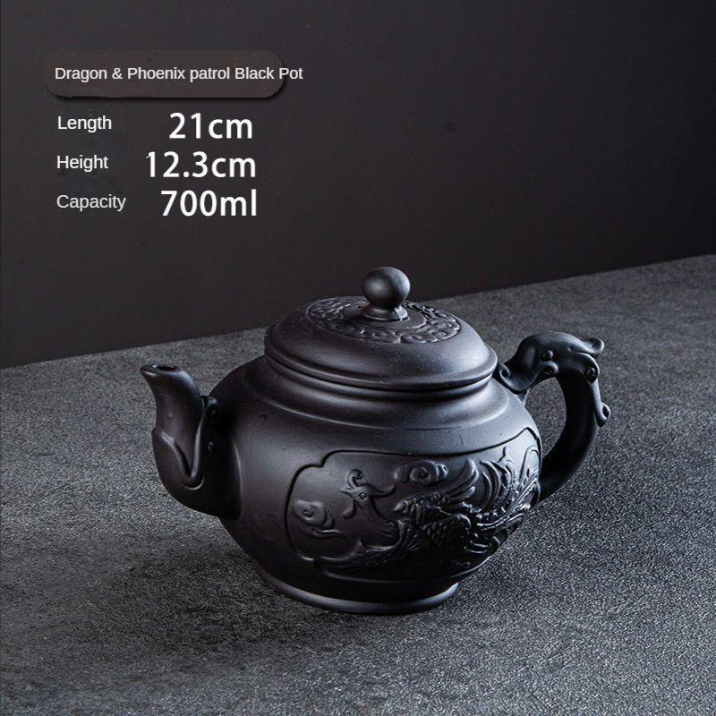 Горшок для чайных сервизов, популярные фиолетовые глиняные горшки, чайник из исинской глины, набор для заваривания чая, самовар, восточный марокканский чайник и набор чашек, гайвань