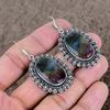 Bloodstone Gemstone Handmade 925 Sterling Silver Jewelry Earring 2.13" KKG-661