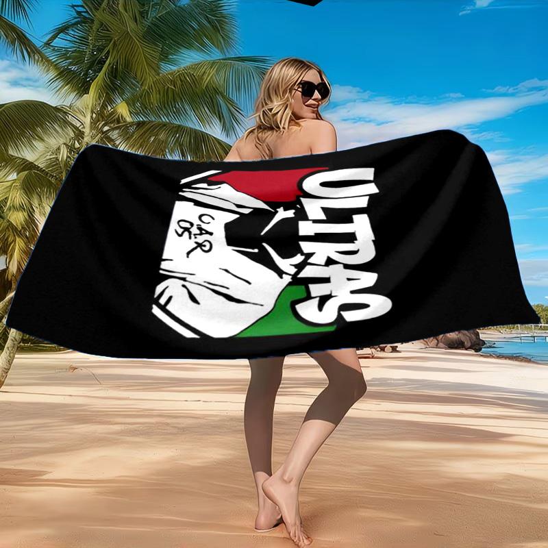 Ultras: Passionate Supporters United Beach Towel, Quick-drying, Easy to Care for, Suitable for Both Fitness and Beach Vacations,Sports Essential