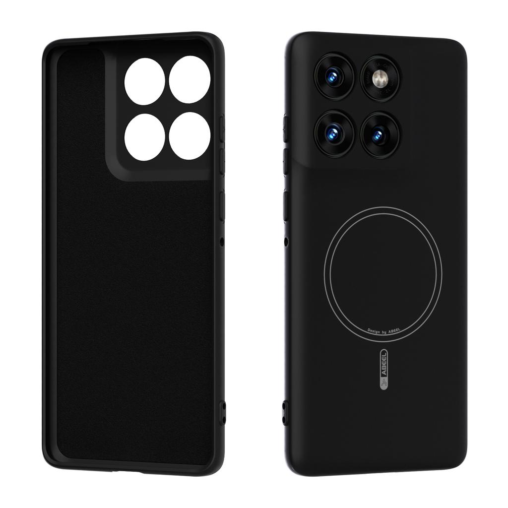 ABEEL For Motorola Edge 60 5G/60s 5G Magnetic Case Skin Touch Liquid Silicone Phone Back Cover