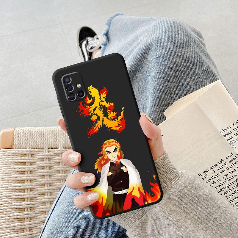 Чехол для телефона Kimetsu No Yaiba Demon Slayer аниме для Samsung Galaxy A03s A04s A03 Core A04 A02 A01 A20e A70 A54 A34 A10s
