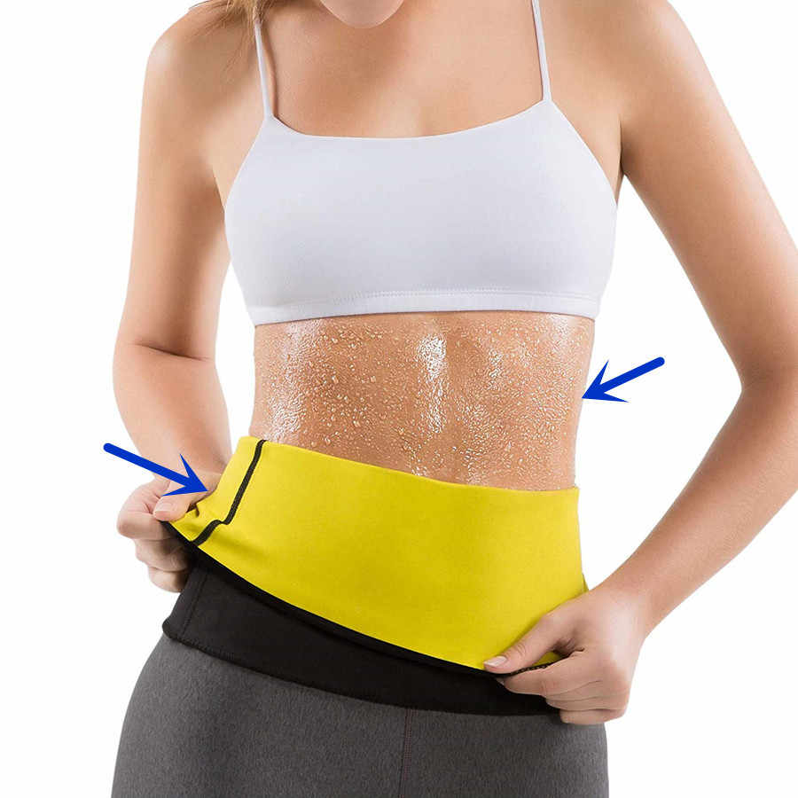 Женский тренажер для талии, формирователь тела, сауна, триммер для талии, пояс из неопрена, пот, Cincher для тренировок, корректирующее белье для похудения, спортивный пояс