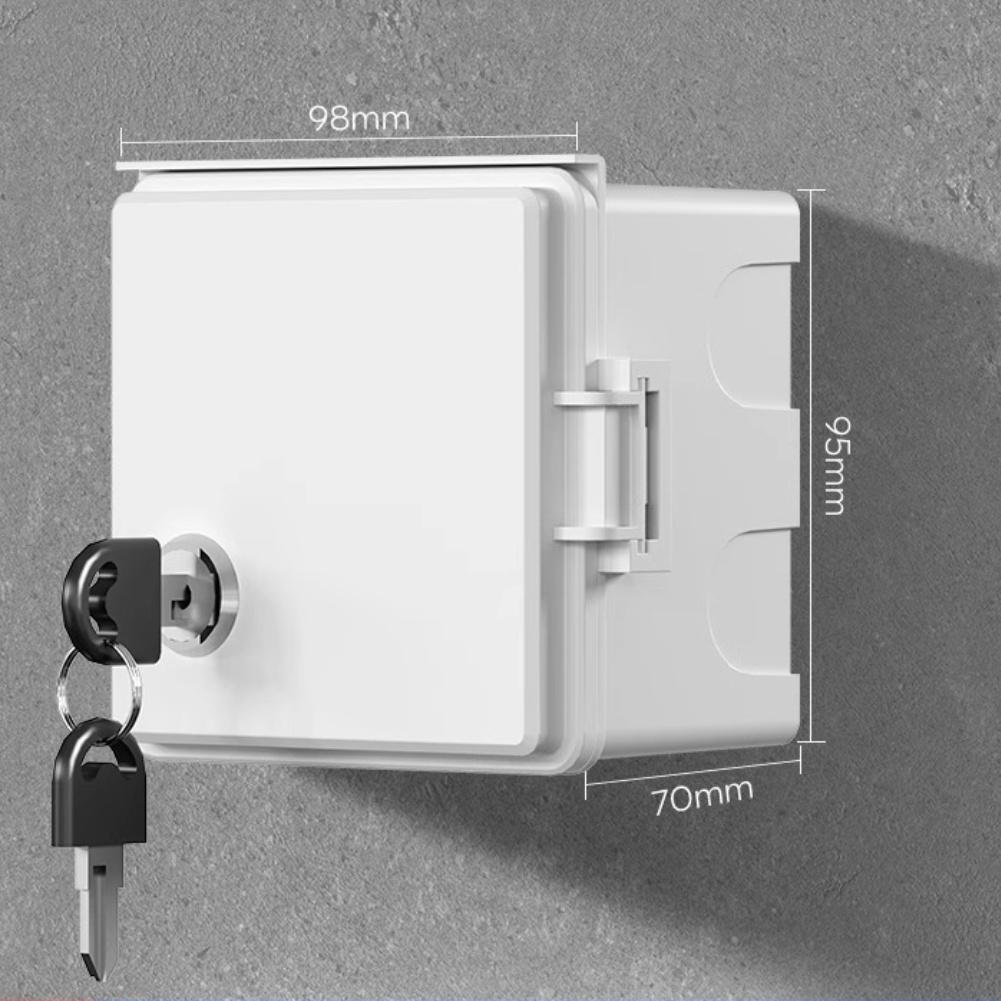 Уличный запираемый socket-бокс типа 86 для зарядки электромобилей. Водонепроницаемая конструкция для защиты электрических соединений.