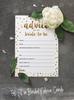 Inkdotpot Gold ConfettiA  Advice And Wishes Set Of 50 Bridal Shower Advice Game